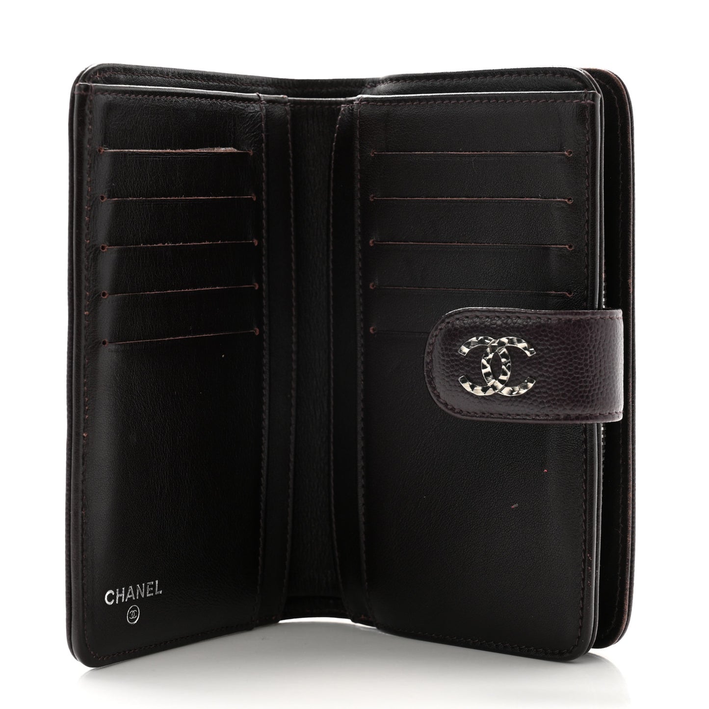 Caviar CC French Wallet Dark Purple