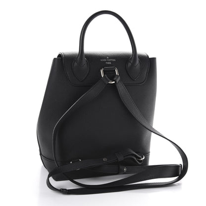Louis Vuitton Calfskin Lockme Backpack Black 2 of 13