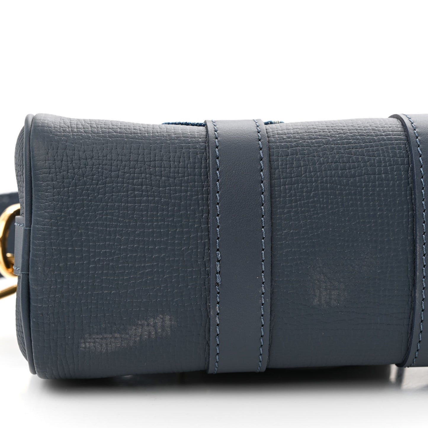 Taurillon Monogram Denim Drip Keepall XS Blue