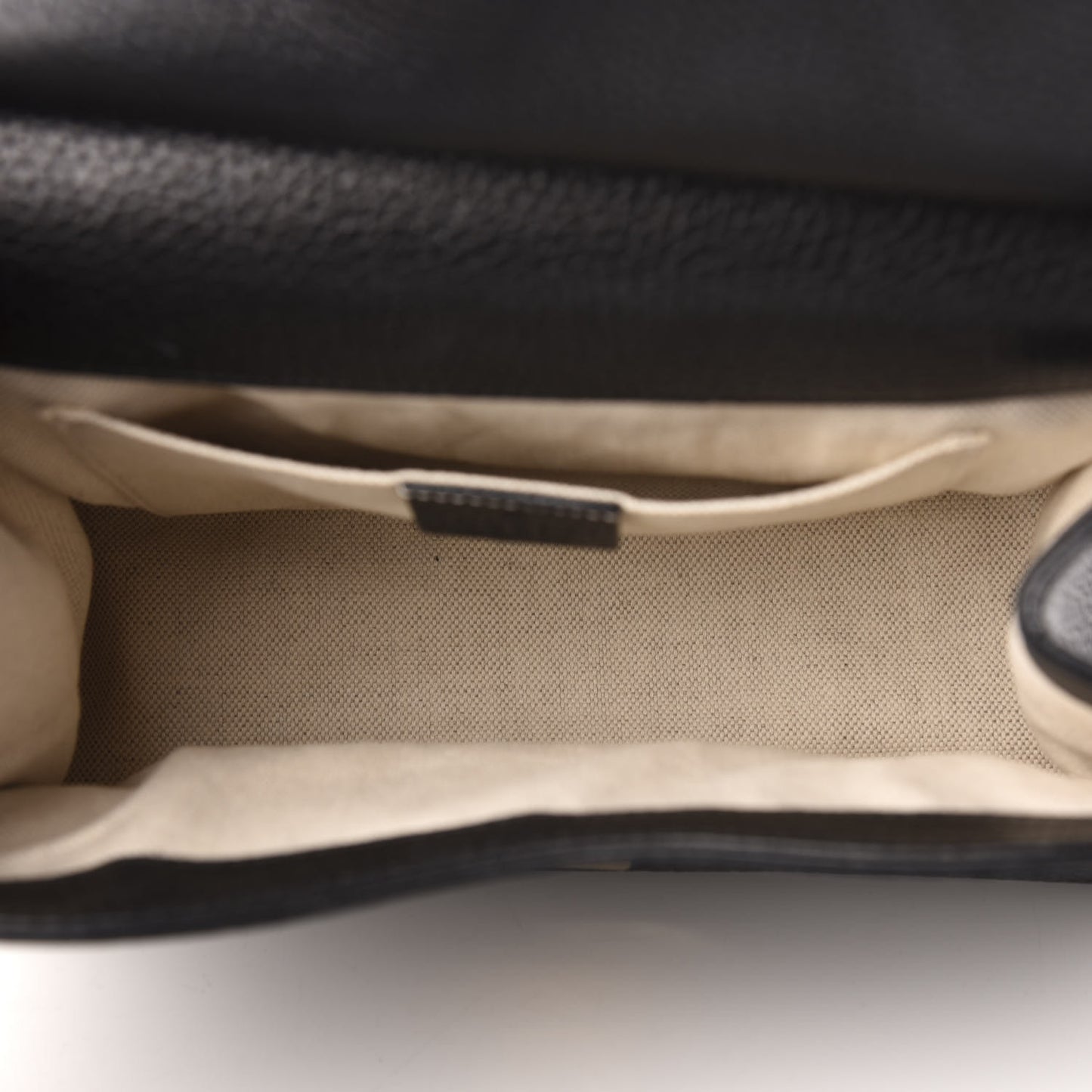 Calfskin Mini GG Marmont Top Handle Bag Black