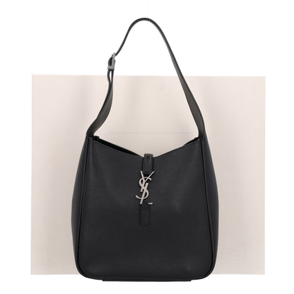 Saint Laurent Smooth Calfskin Small Le 5 A 7 Soft Hobo Black 11 of 11