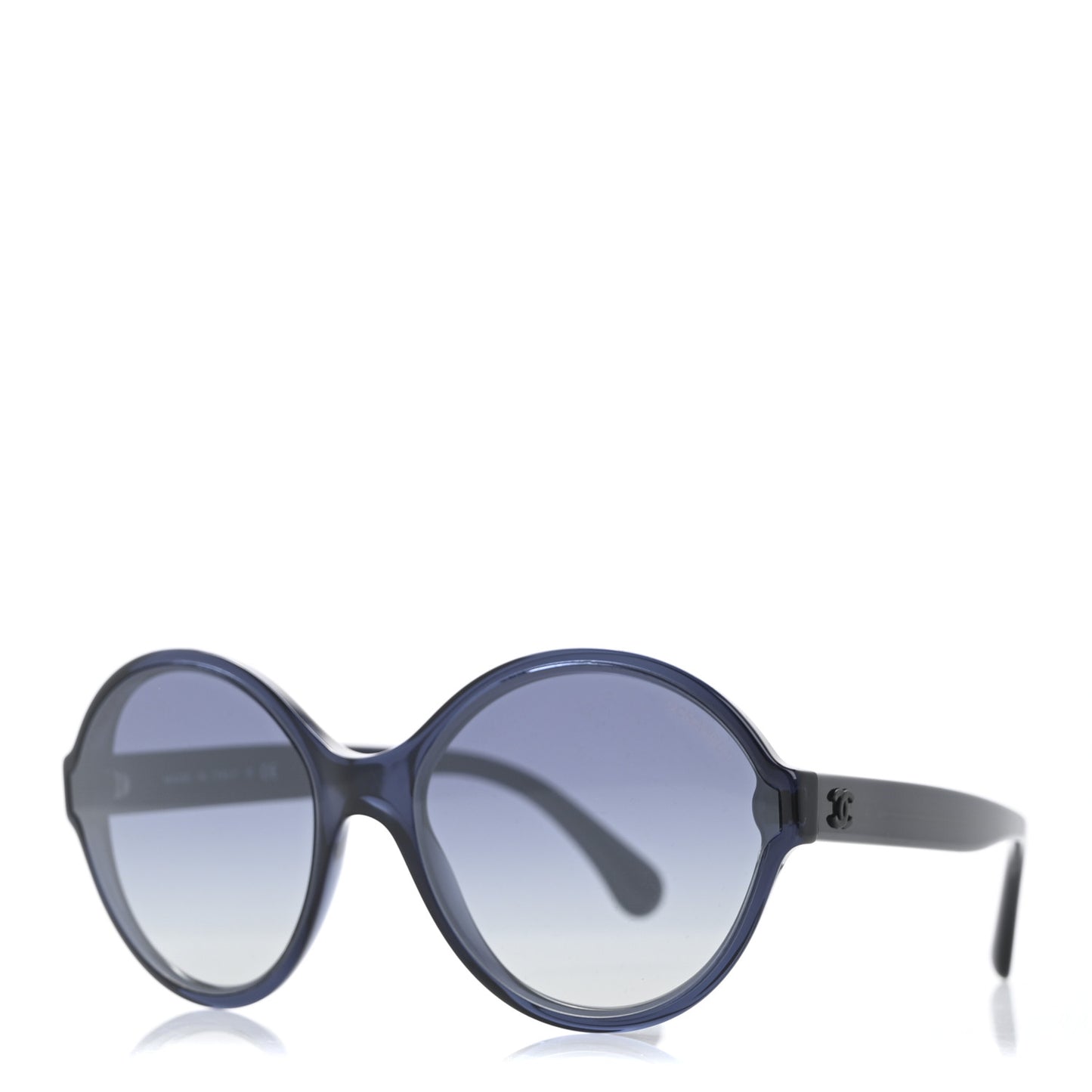 Acetate Polarized Round CC Sunglasses 5387 Blue