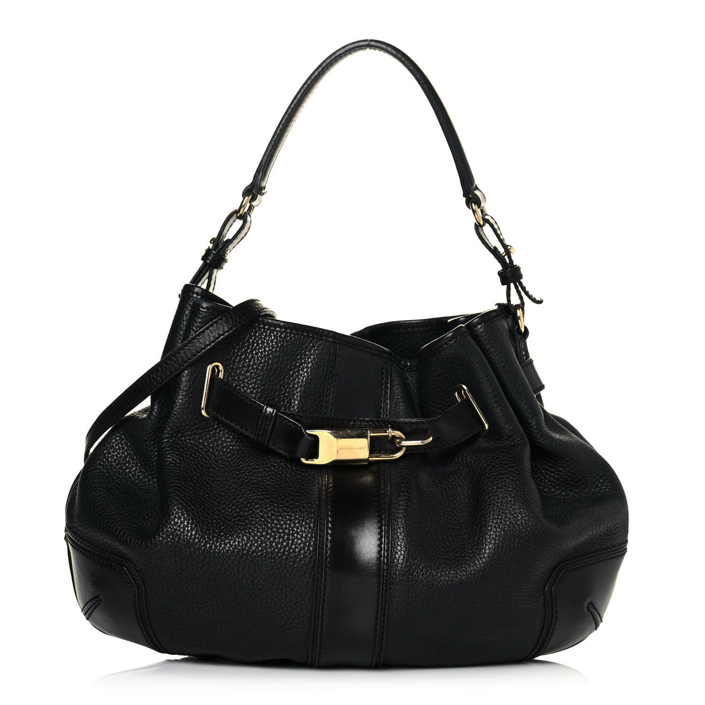 Grainy Calfskin Willenmore Hobo Black