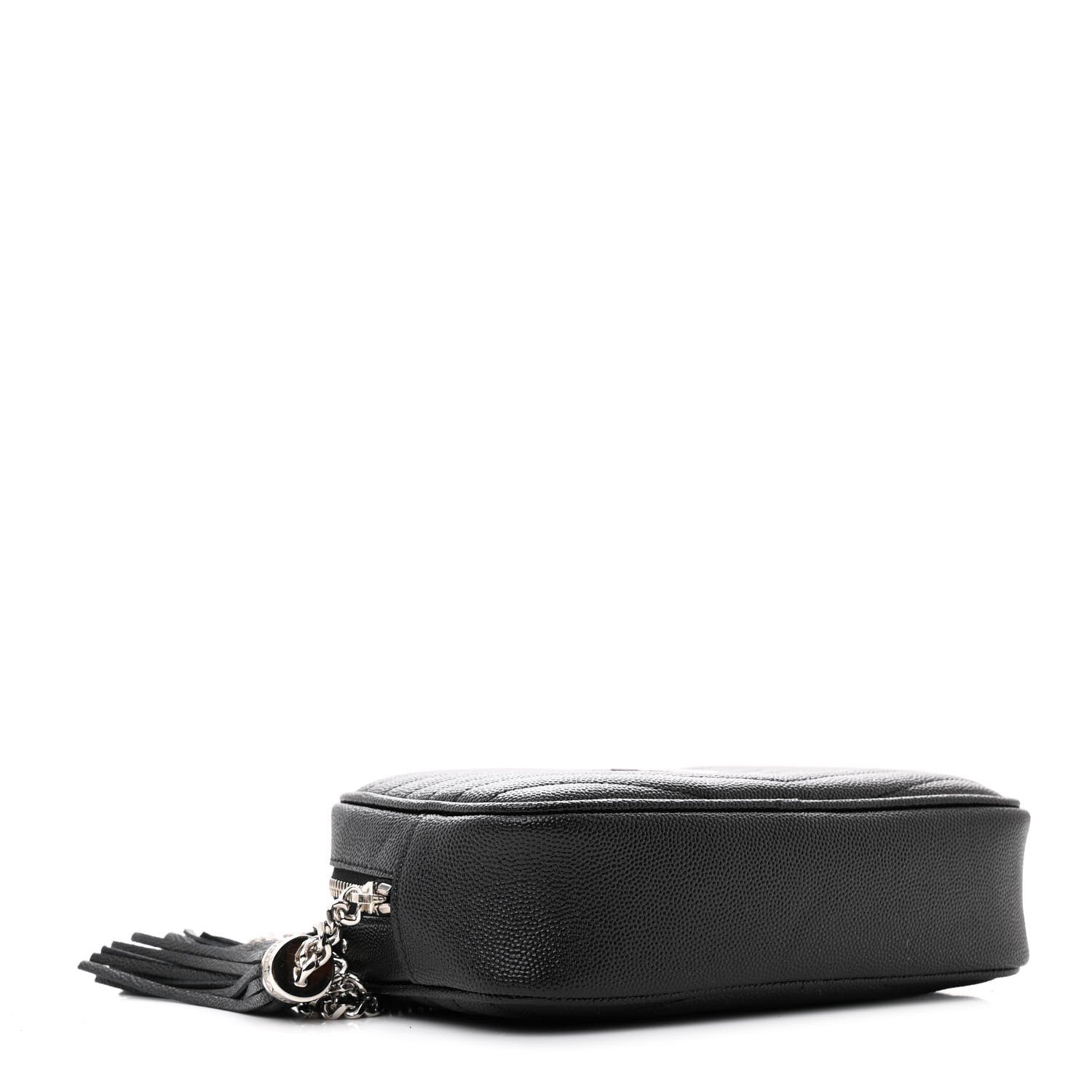 Saint Laurent Grain De Poudre Matelasse Monogram Mini Lou Camera Bag Black 4 of 11