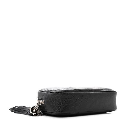 Saint Laurent Grain De Poudre Matelasse Monogram Mini Lou Camera Bag Black 4 of 11