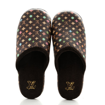 Louis Vuitton X TYLER THE CREATOR Monogram Craggy LV Palace Mens Slippers 8 Mocha 2 of 10