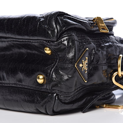 Prada Vitello Shine Bauletto Black 9 of 11