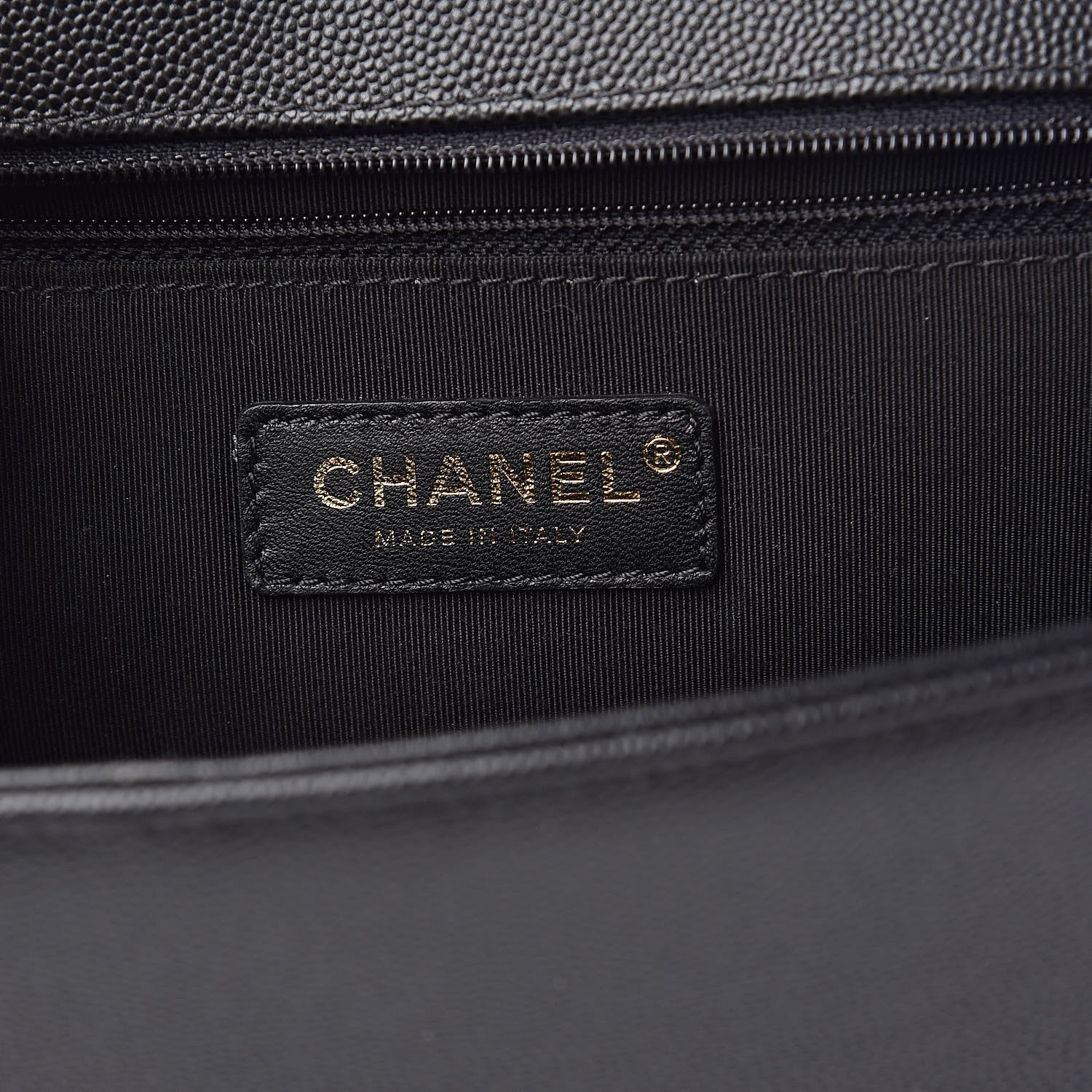 Chanel Caviar Quilted Large Boy Flap Black 6 of 10