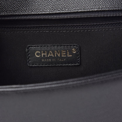 Chanel Caviar Quilted Large Boy Flap Black 6 of 10