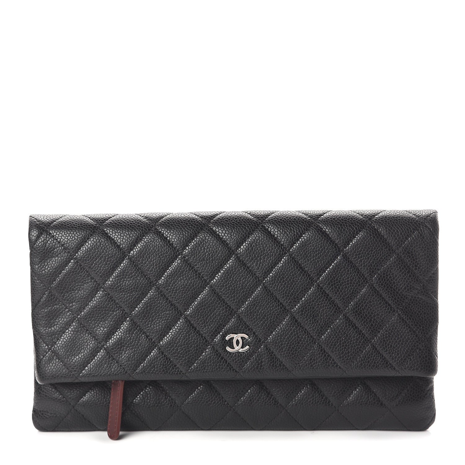 Chanel Caviar Quilted CC Beauty Clutch Black 1 of 6