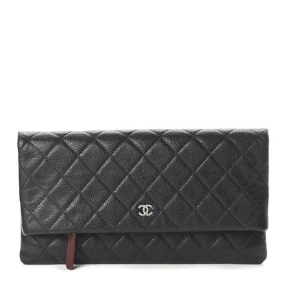 Chanel Caviar Quilted CC Beauty Clutch Black 1 of 6