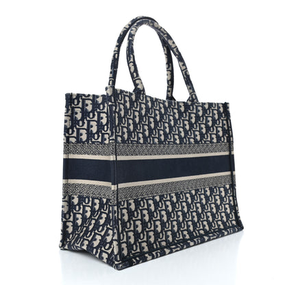 Christian Dior Oblique Medium Book Tote Blue Multicolor 2 of 4