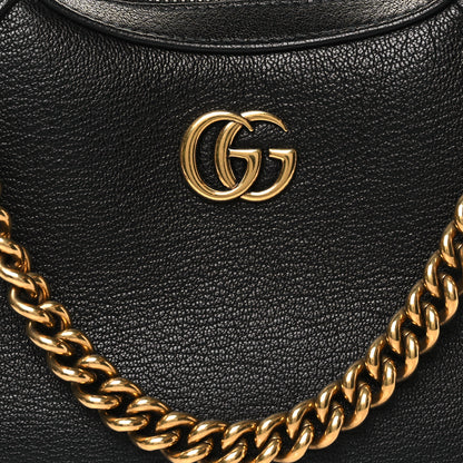 Gucci Goatskin Small Aphrodite Shoulder Bag Black 8 of 10