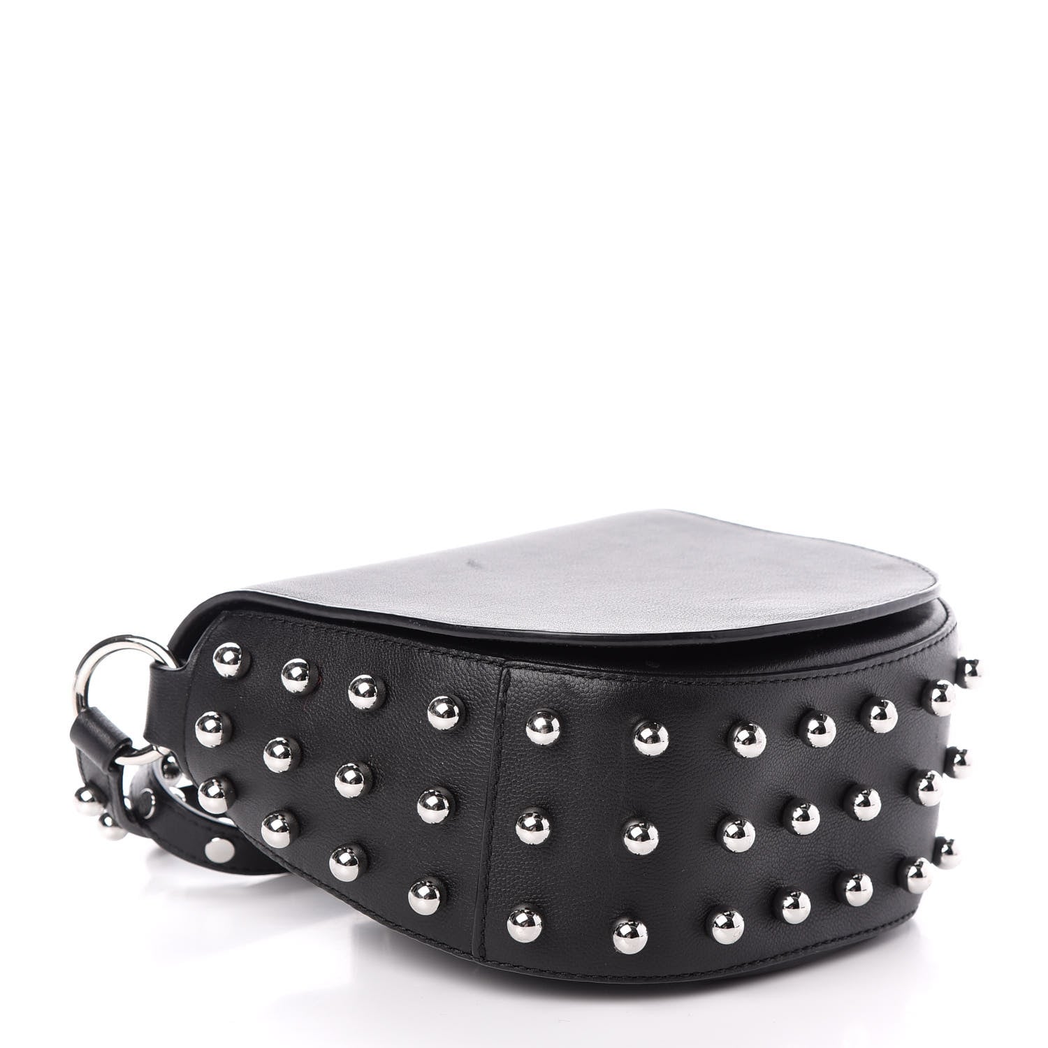 Alexander Wang Pebbled Calfskin Mini Lia Black Rhodium Hardware 4 of 9
