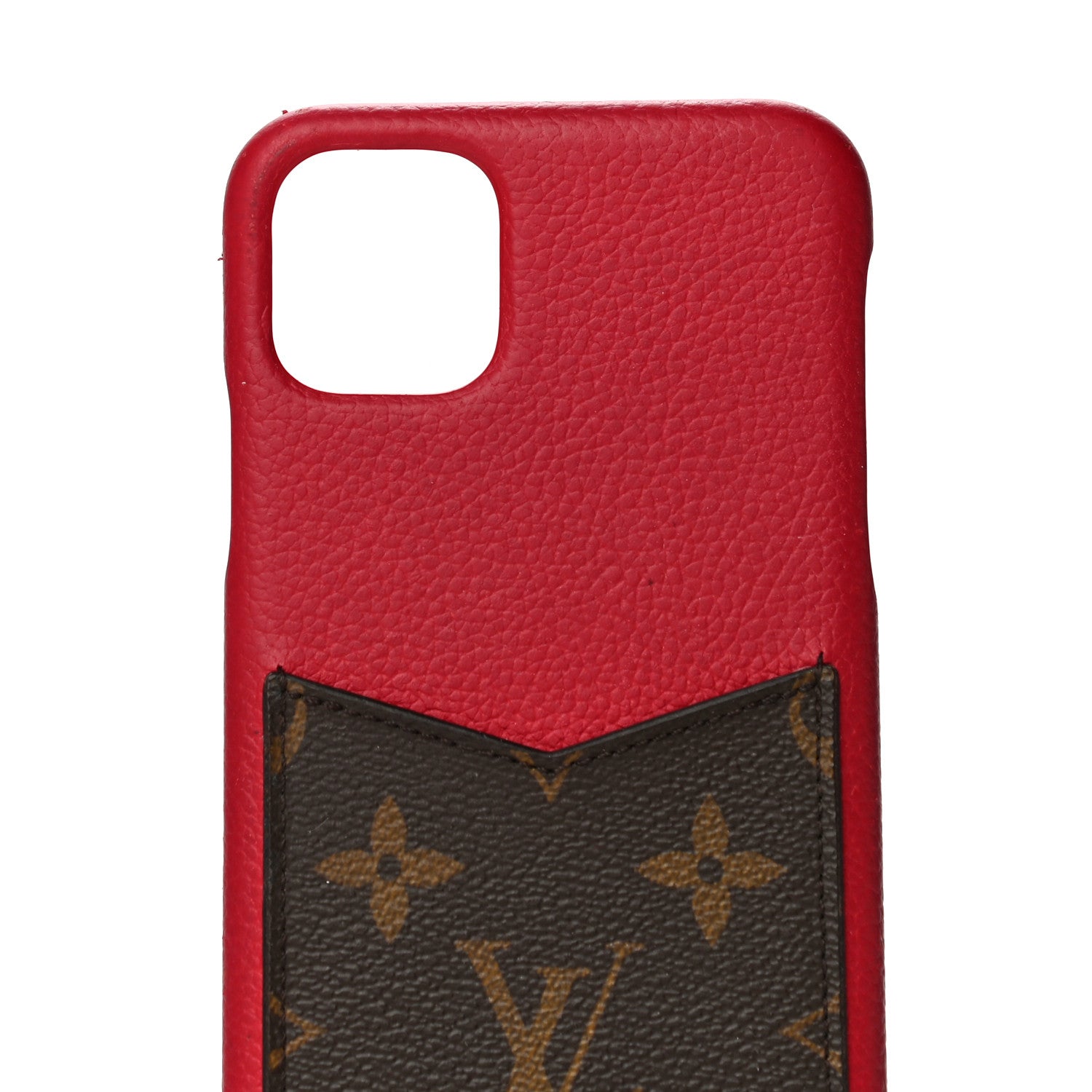 Louis Vuitton Calfskin Monogram iPhone 11 Pro Max Bumper Scarlet 9 of 15