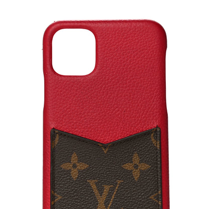 Louis Vuitton Calfskin Monogram iPhone 11 Pro Max Bumper Scarlet 9 of 15