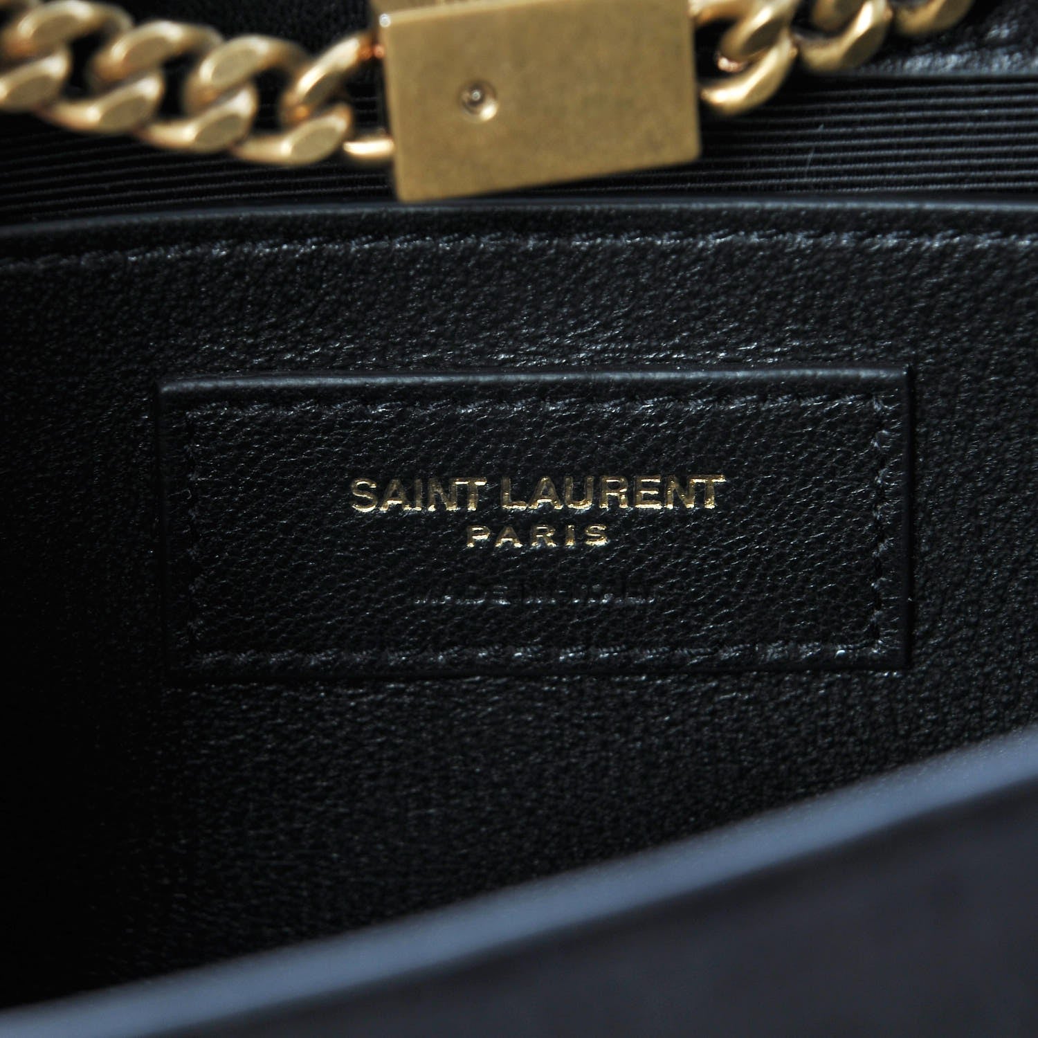 Saint Laurent Velvet Monogram Medium Kate Tassel Shoulder Bag Black 6 of 7