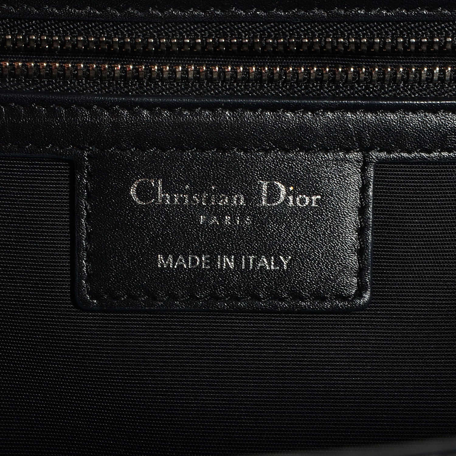 Christian Dior Coated Canvas Cannage Medium Panarea Tote Black 6 of 7