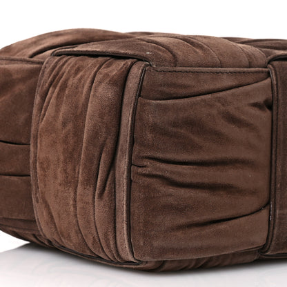 Bottega Veneta Suede Foulard Intrecciato Small Arco Tote Brownie 9 of 12