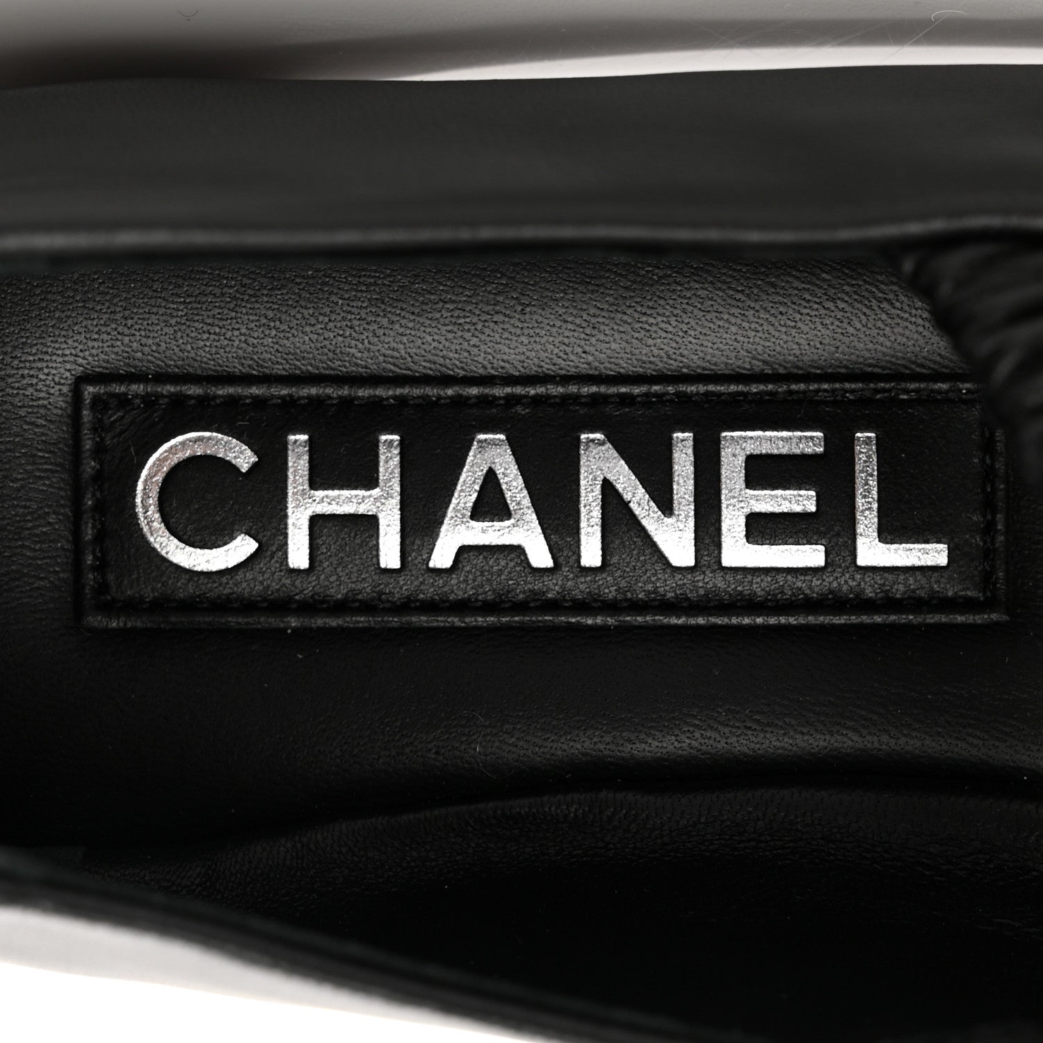 Chanel Lambskin Grosgrain Cap Toe CC Ballerina Flats With Leg Warmers 36 Black 8 of 17