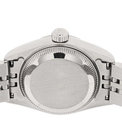 Rolex Stainless Steel 18K White Gold 26mm Oyster Perpetual Datejust Watch White Roman 69174 4 of 4