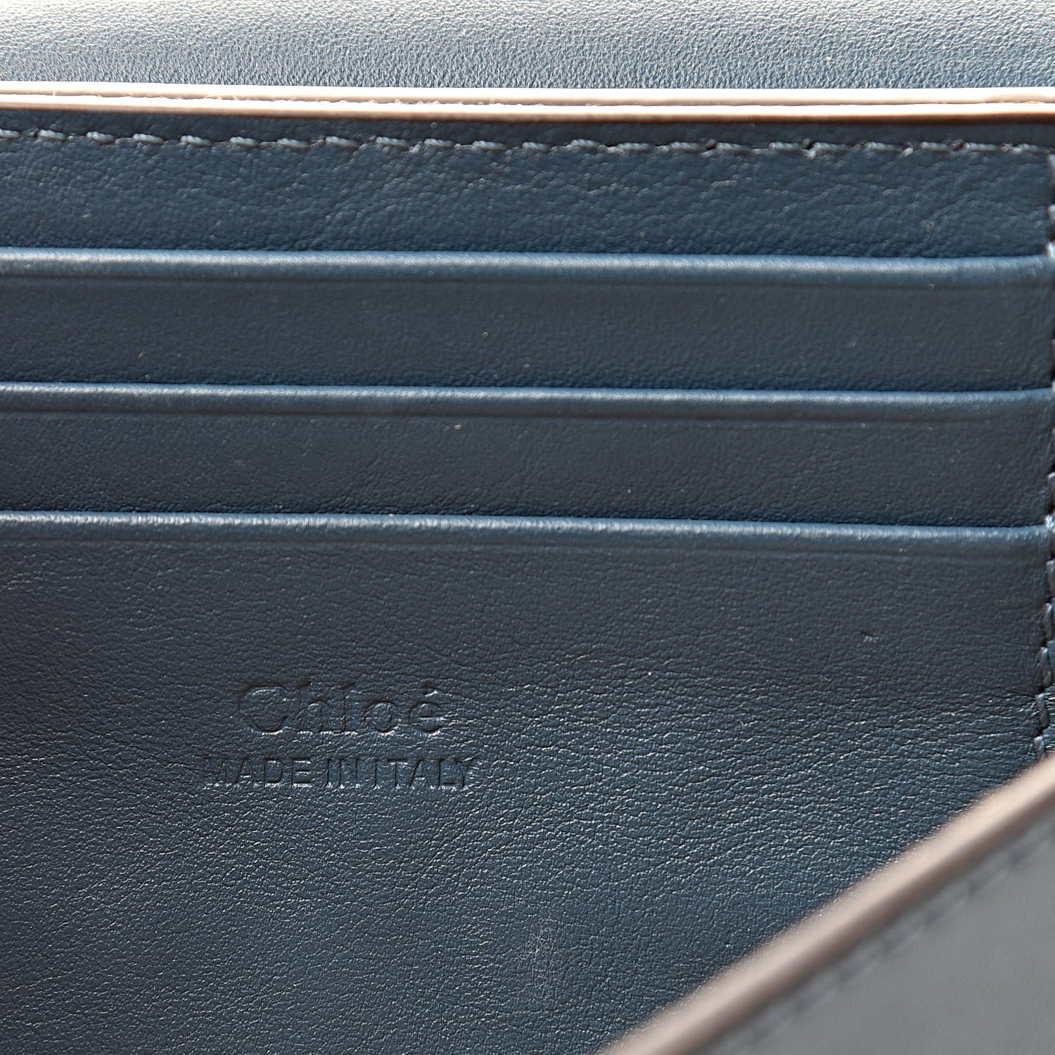 Chloe Suede Calfskin Mini Faye Shoulder Bag Majolica Blue 6 of 11