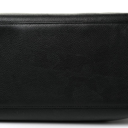 Chanel Calfskin Cerf Executive Shopper Tote Black 32 of 33