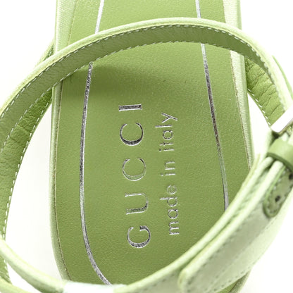 Gucci Satin Crystal Horsebit Sandal Pumps 36.5 8 of 10