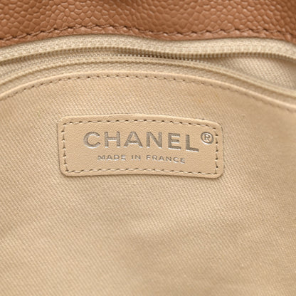 Chanel Caviar CC Timeless Shoulder Bag Dark Beige 5 of 11