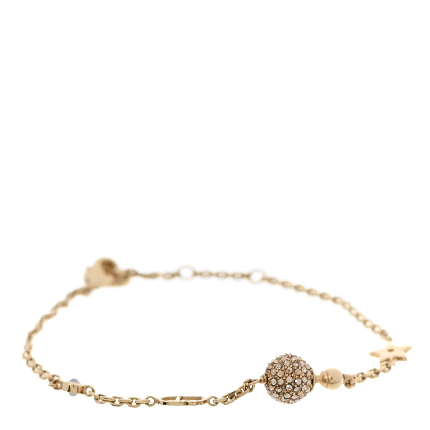 Christian Dior Metal Crystal La Petite Tribale Bracelet Gold 1 of 6