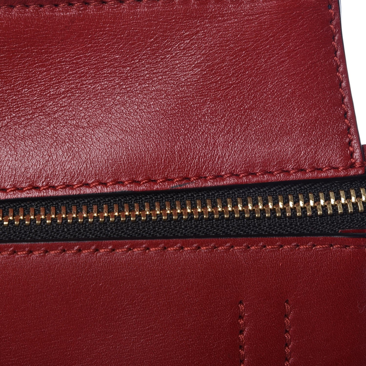 Celine Smooth Calfskin Large Edge Shoulder Bag Red 10 of 18