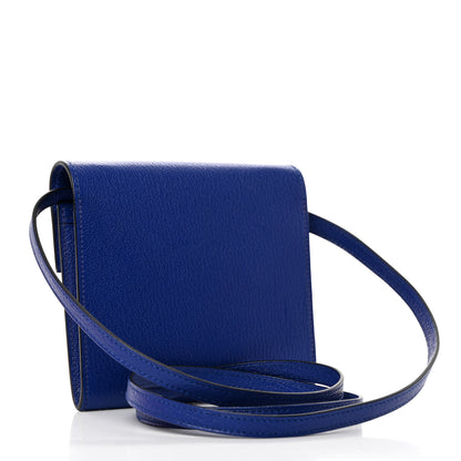 Hermes Chevre Mysore Mini Cinhetic Wallet Bleu Electrique 4 of 9