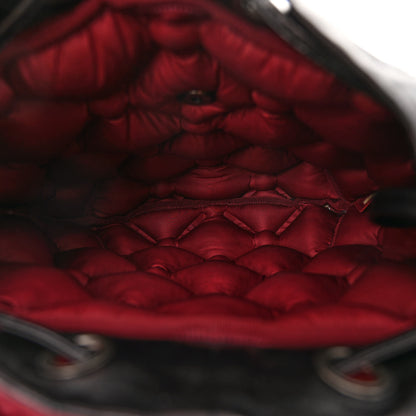 Chanel Calfskin Quilted Chesterfield Backpack Black 6 of 10