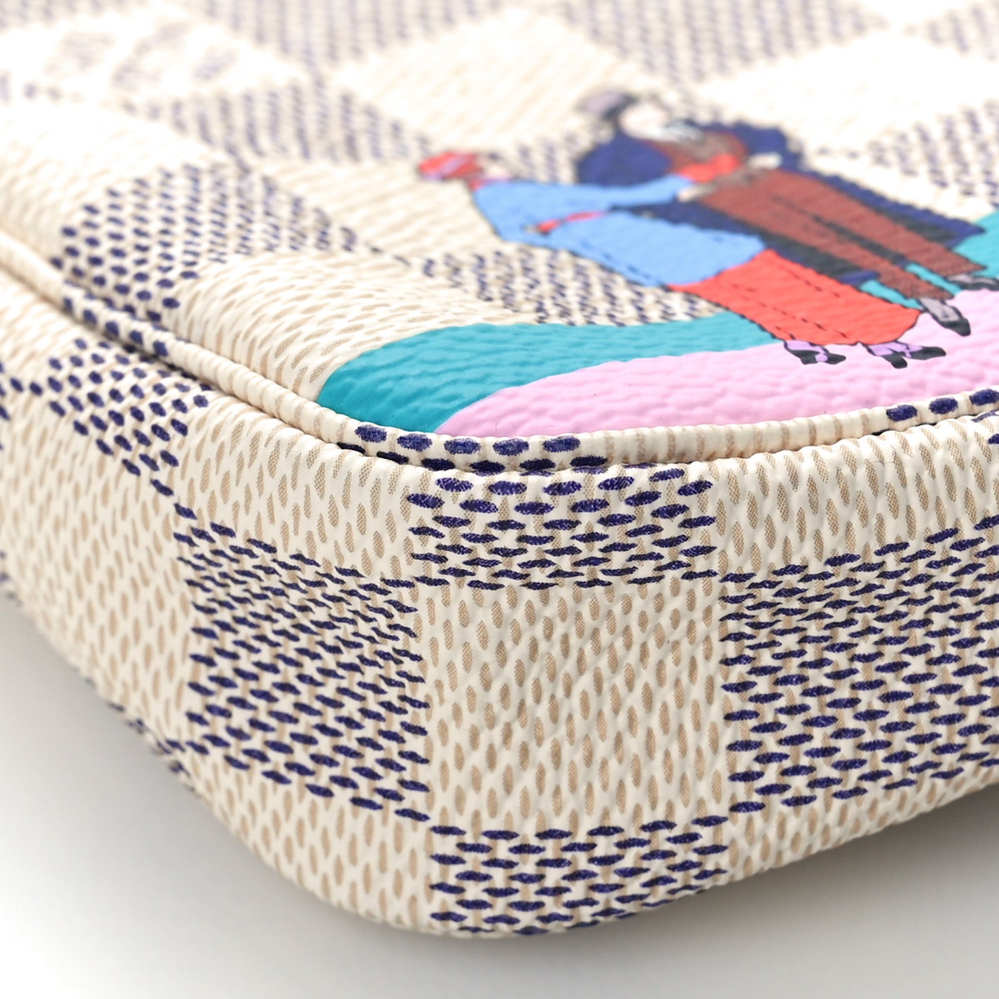 Damier Azur 2016 Christmas Animation Mini Pochette Accessories