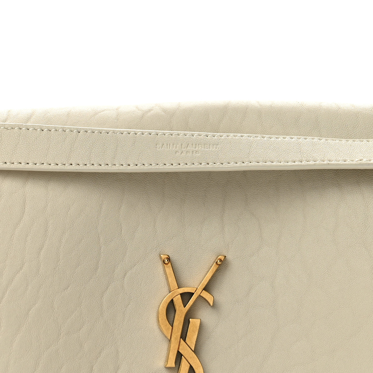 Grained Lambskin Monogram Medium Niki Chain Satchel Crema Soft