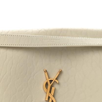 Saint Laurent Grained Lambskin Monogram Medium Niki Chain Satchel Crema Soft 8 of 12