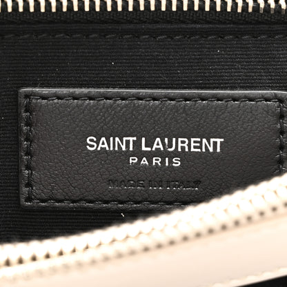 Saint Laurent Calfskin Y Quilted Monogram Medium Loulou Chain Satchel Crema Soft 6 of 11