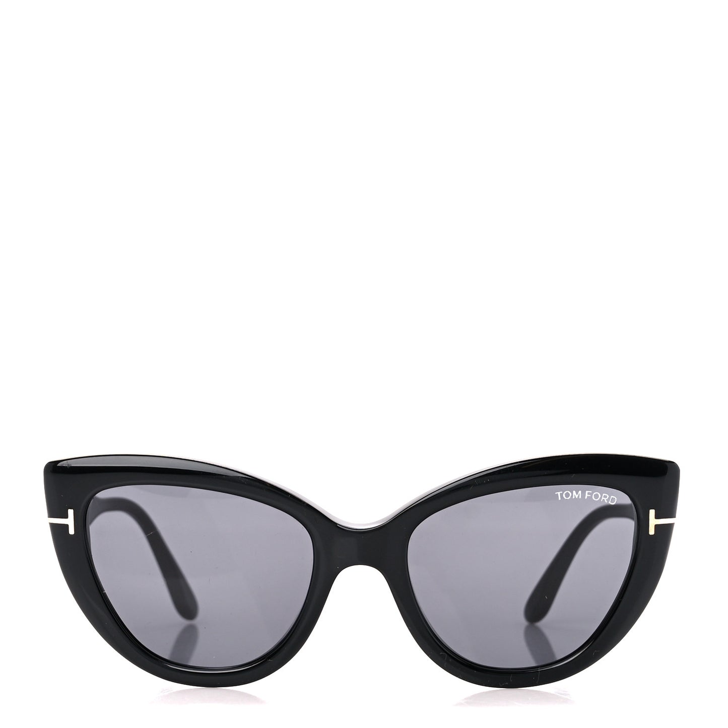 Acetate Anya Cat Eye Sunglasses TF762 Black