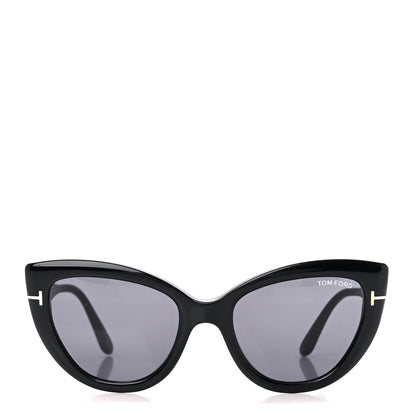 Tom Ford Acetate Anya Cat Eye Sunglasses TF762 Black 2 of 7