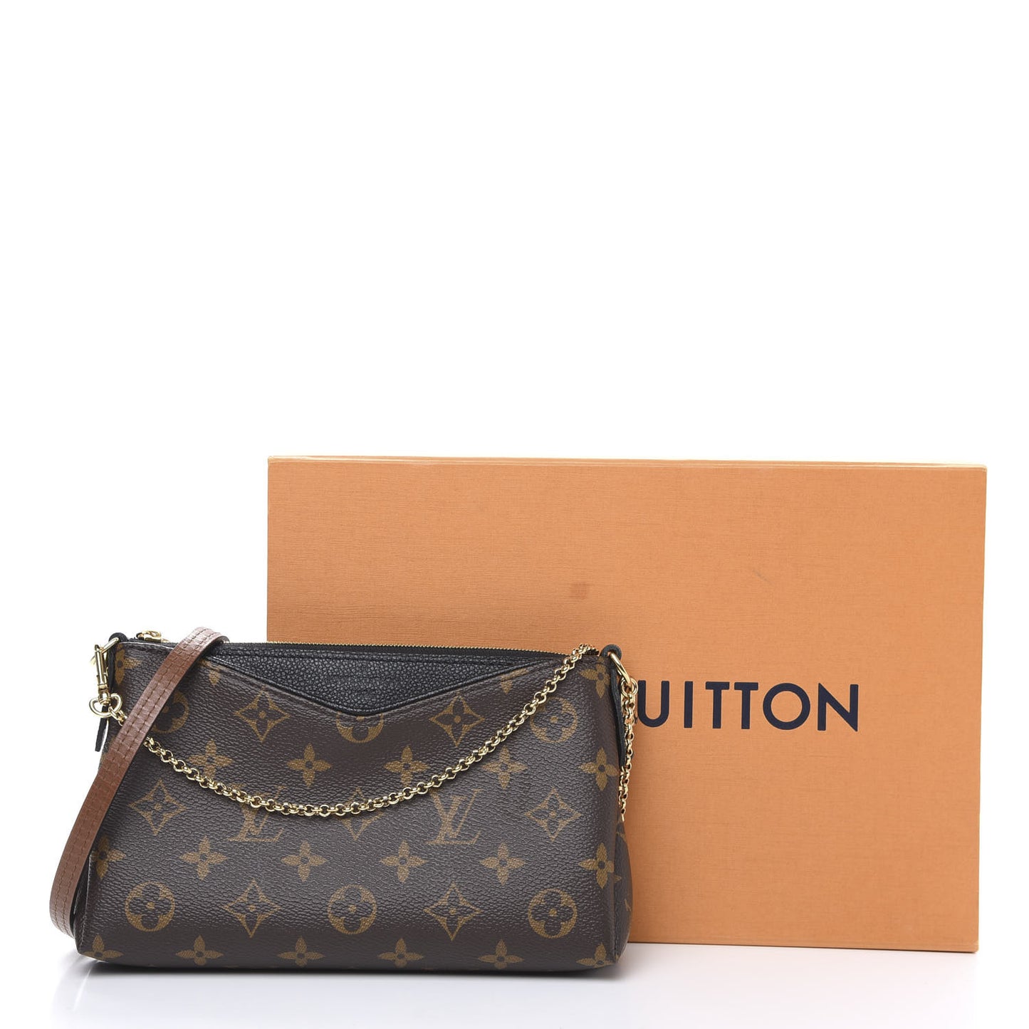 Monogram Pallas Clutch Black