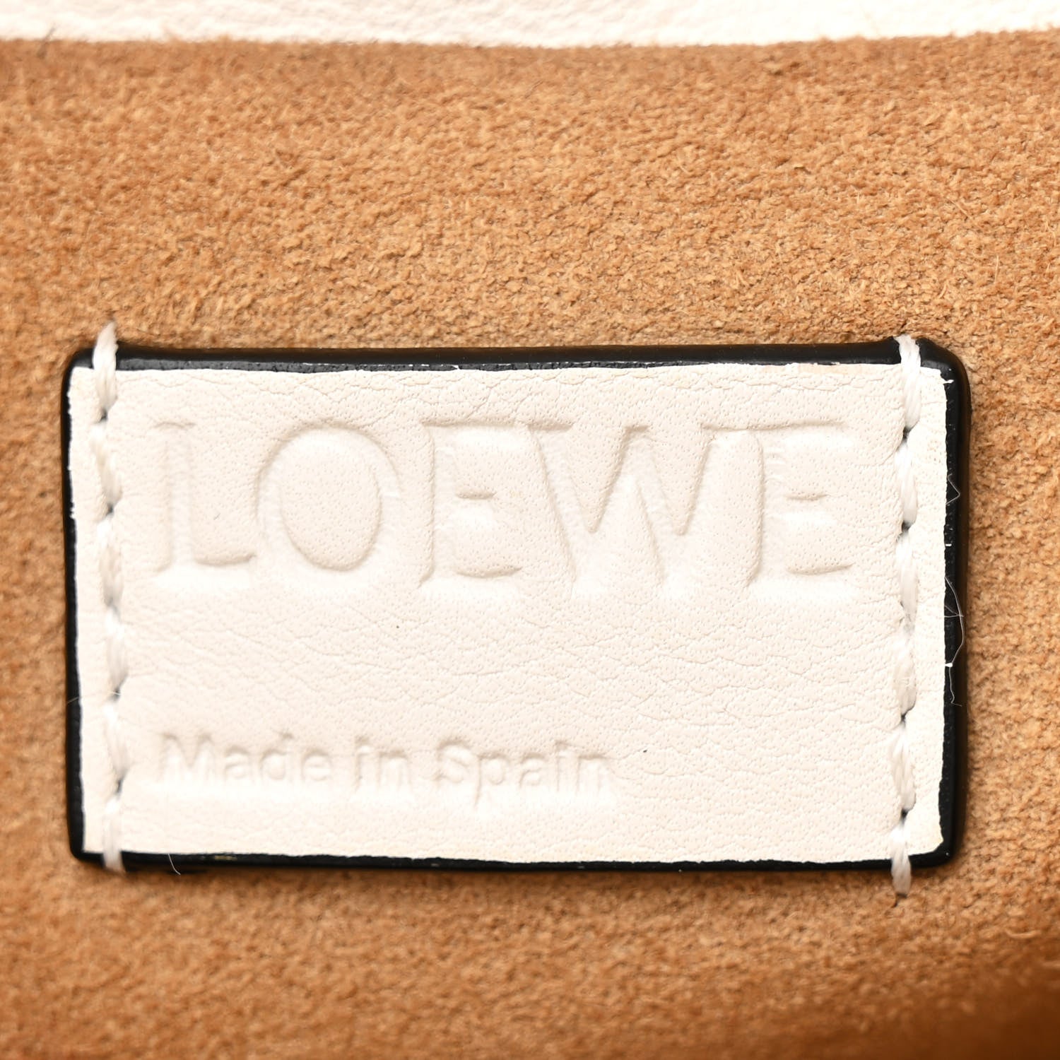 Loewe Calfskin Mini Flamenco Knot Clutch Angora 6 of 15