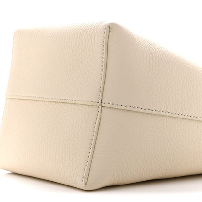 The Row Grained Calfskin Small N/S Hook Tote Ivory 9 of 10