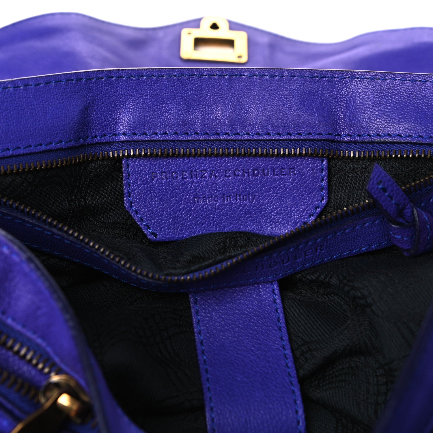 Proenza Schouler Lambskin Medium PS1 Satchel Purple Rain 5 of 20