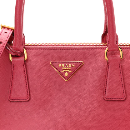 Prada Saffiano Medium Galleria Double Zip Tote Peonia 7 of 15