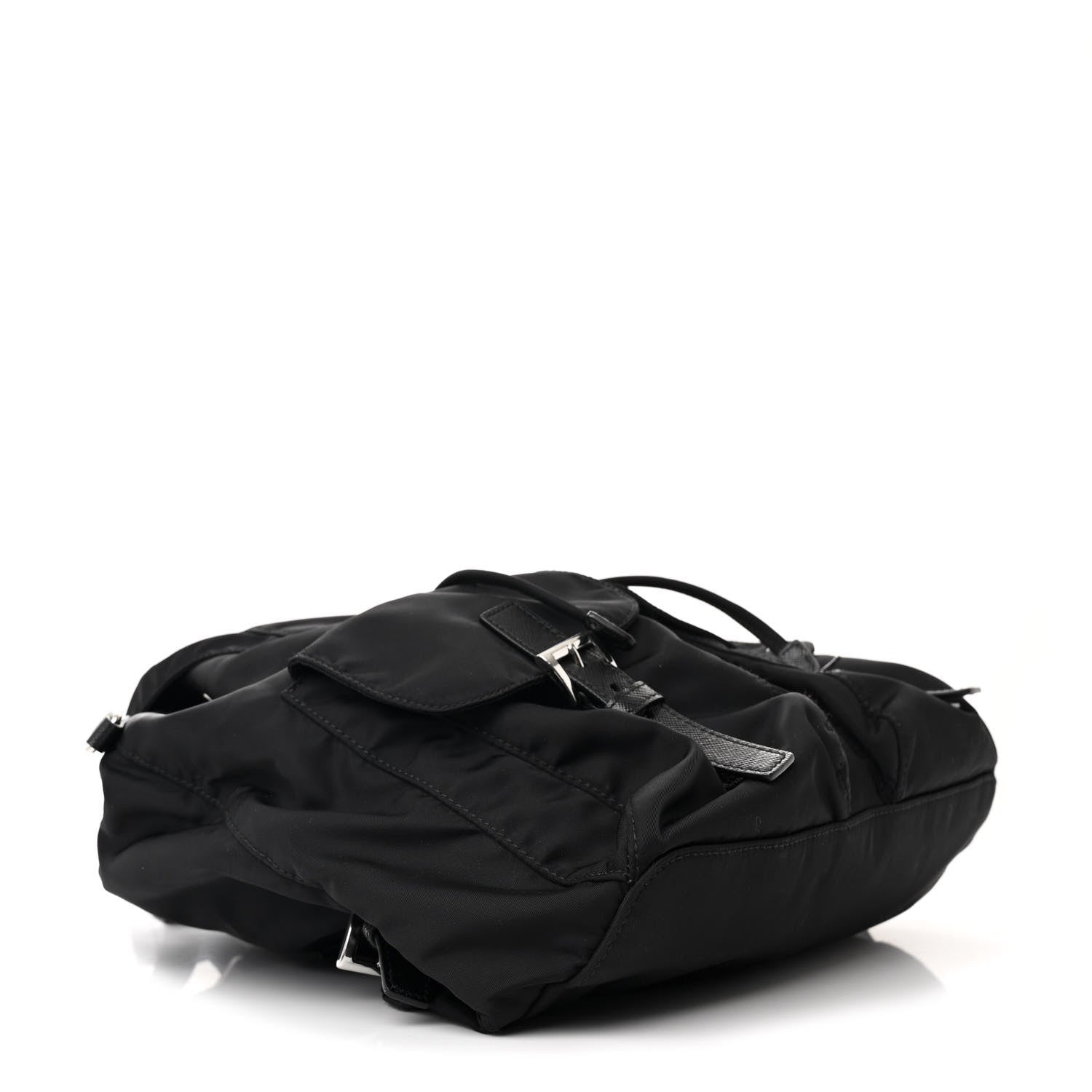 Prada Re-Nylon Saffiano Medium Backpack Black 5 of 13