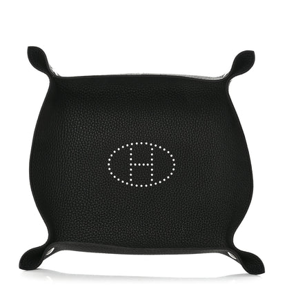 Hermes Taurillon Clemence Mises et Relances Change Tray Black 1 of 4