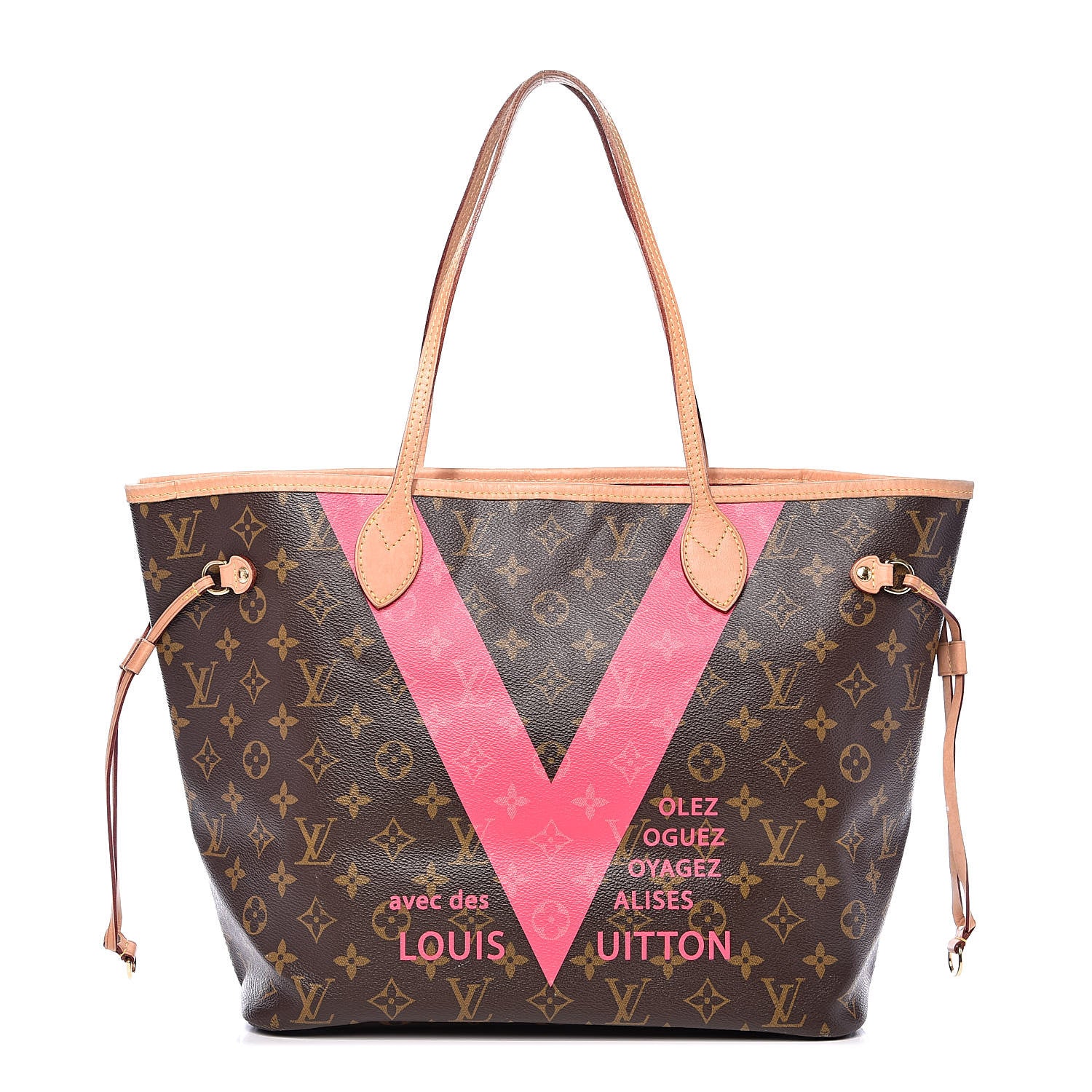 Louis Vuitton Monogram V Neverfull MM Grenade 1 of 14
