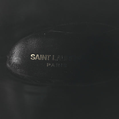 Saint Laurent Vitello Marilyn Hacker 70mm Luz Boots 37.5 Black 9 of 11
