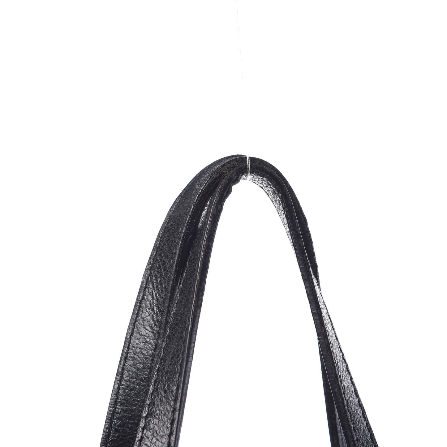 Glazed Calfskin XL On The Road Tote Black