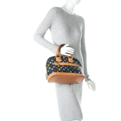 Louis Vuitton Monogram Multicolor Alma Black 2 of 12